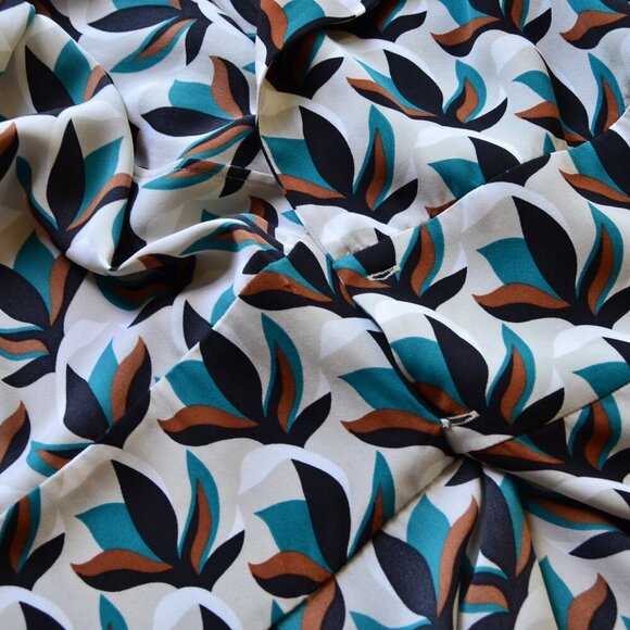 Diane Von Furstenberg DVF Agaton wrap silk dress Size 12 - Picture 12 of 16